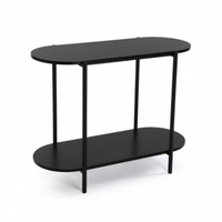 Consola metal negro